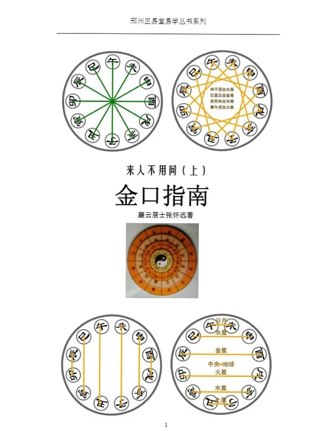 襄云居士张怀远《来人不用问（上）-金口指南》 ~pdf下载