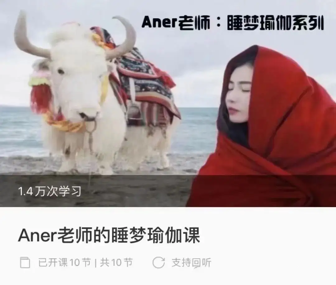 Aner老师的睡梦瑜伽课~网盘下载