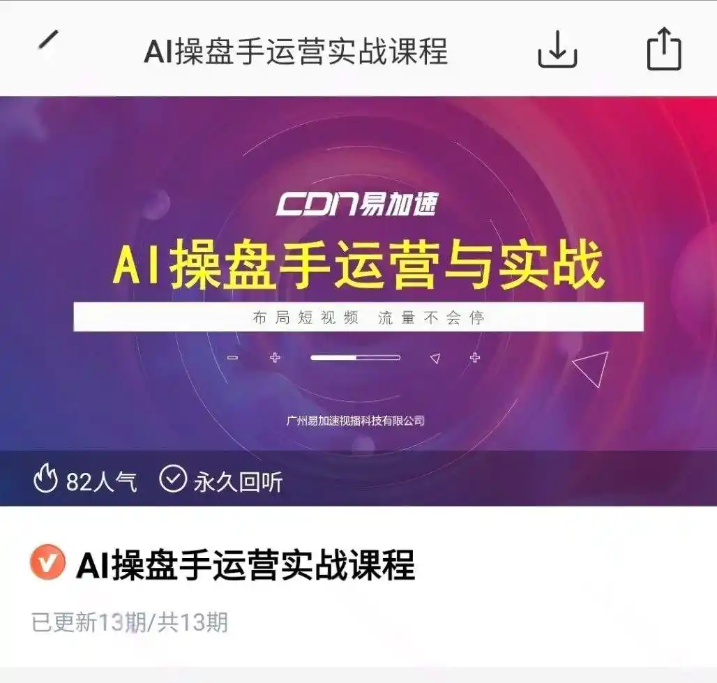 ai操盘运营~网盘下载