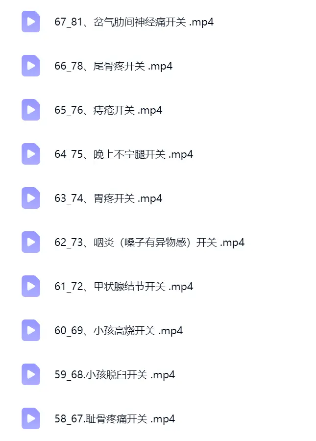 陈缘 开关一点通痛症理疗必学~网盘下载