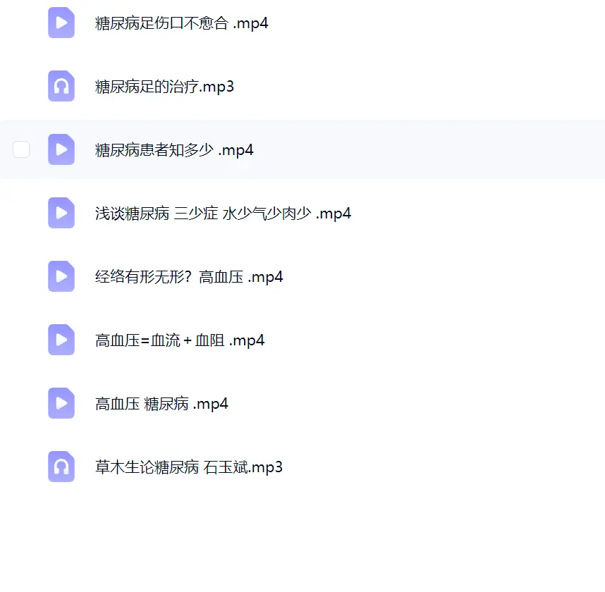 医案 三高，慢性病！~网盘下载