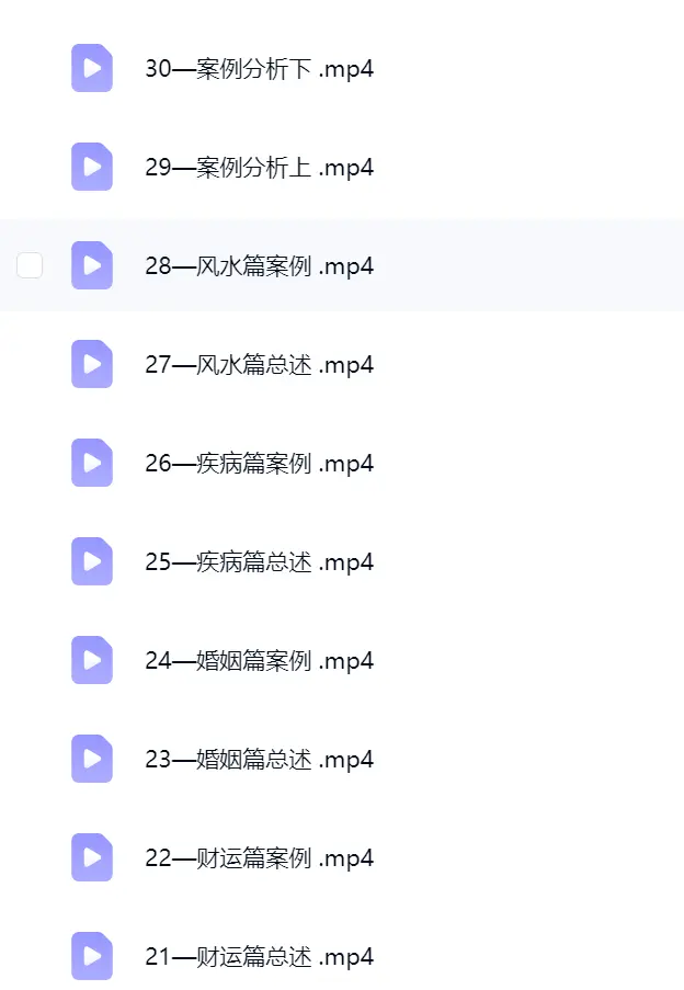 善霖《奇门遁甲高级弟子班》《奇门遁甲传承班》教学视频30集~网盘下载