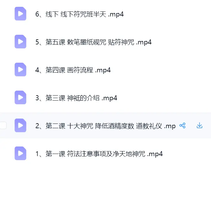 周心辰第九期奇门遁甲符纂研讨会~网盘下载
