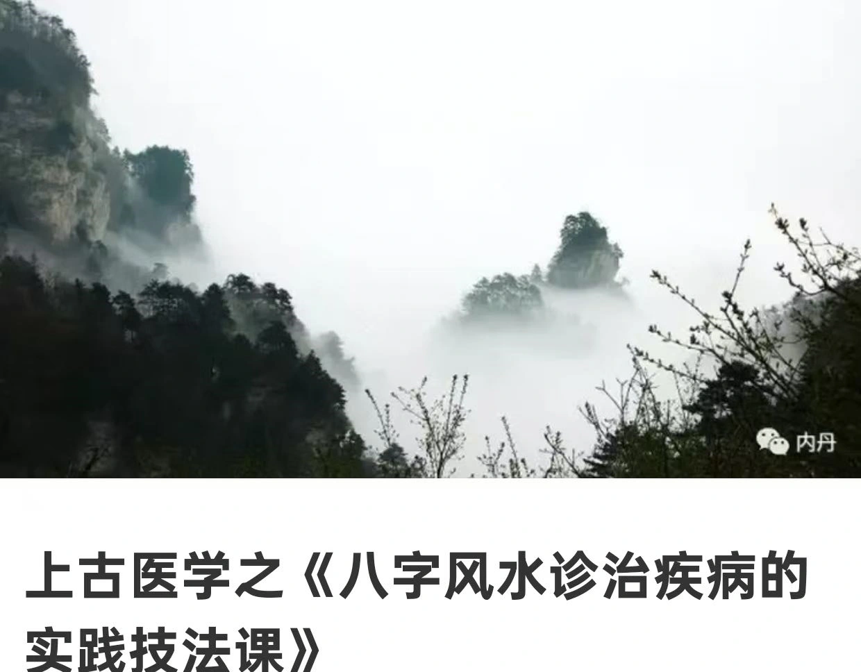 【付强】上古医学之《八字风水诊治疾病的实践技法课》~网盘下载